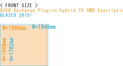 #XC60 Recharge Plug-in hybrid T6 AWD Inscription 2022- + BLAZER 2018-